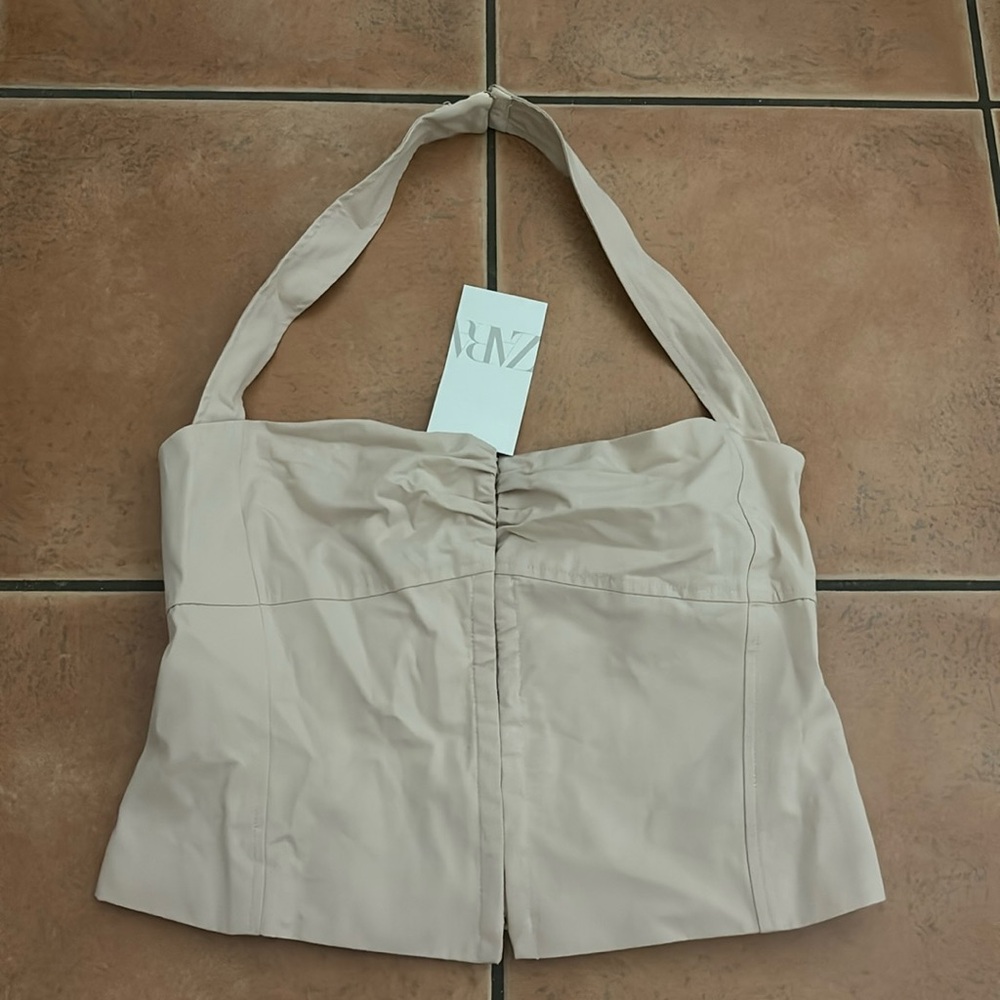 Zara Baby Pink Corset Top